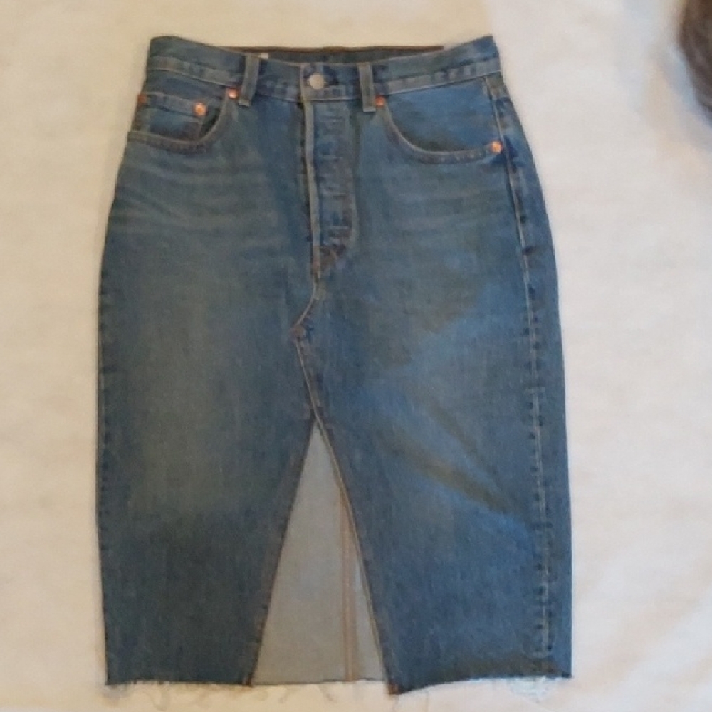 Levi's Classic Blue Denim Skirt